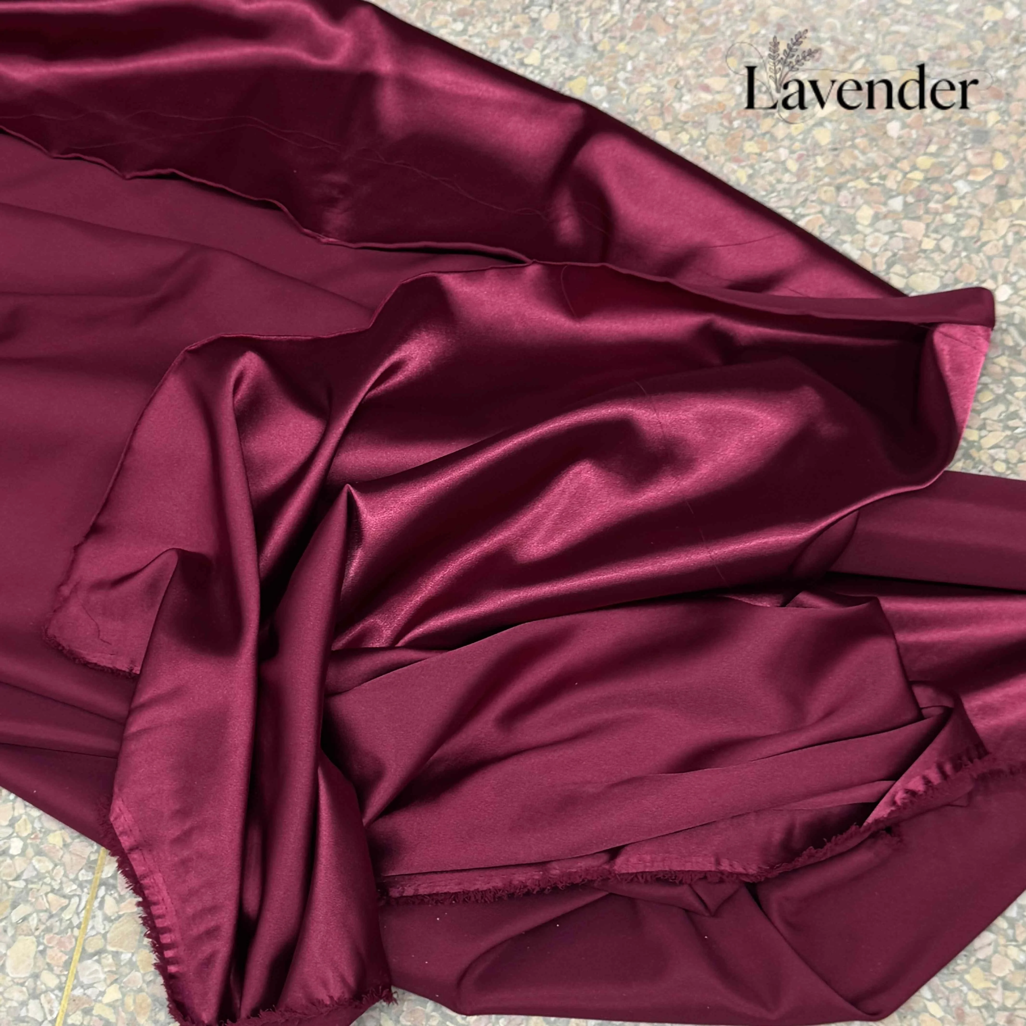 Purple Pink Imitation Silk Satin Fabric Smooth Soft with Nice Drape Perfect for DIY Wedding Backdrop  Event Decoration