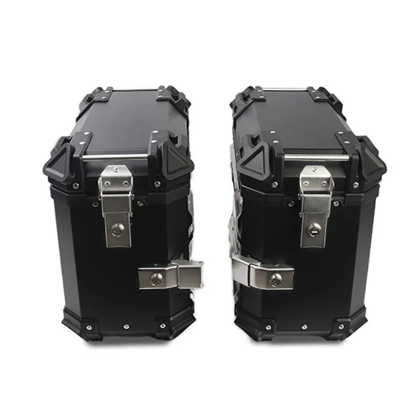 BK 30L 38L side box maleteros para moto motorbike box side pannier luggage alloy top case motorcycle aluminum tail boxes