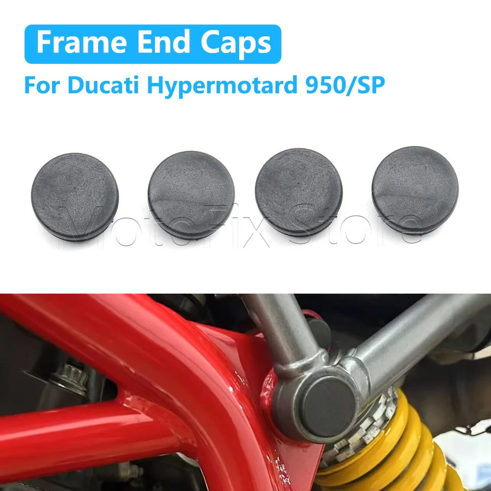

Motorcycle Accessories Frame Hole Cover Caps Plug Decorative Frame Cap For Ducati Hypermotard 950 / SP