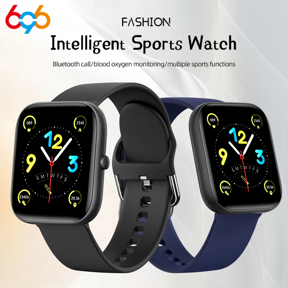 2025 Fashion Blue Tooth Call Smart Watch Men Women Music Waterproof Sport Fitness Heart Rate Blood Oxygen Smartwatch Lady Health
