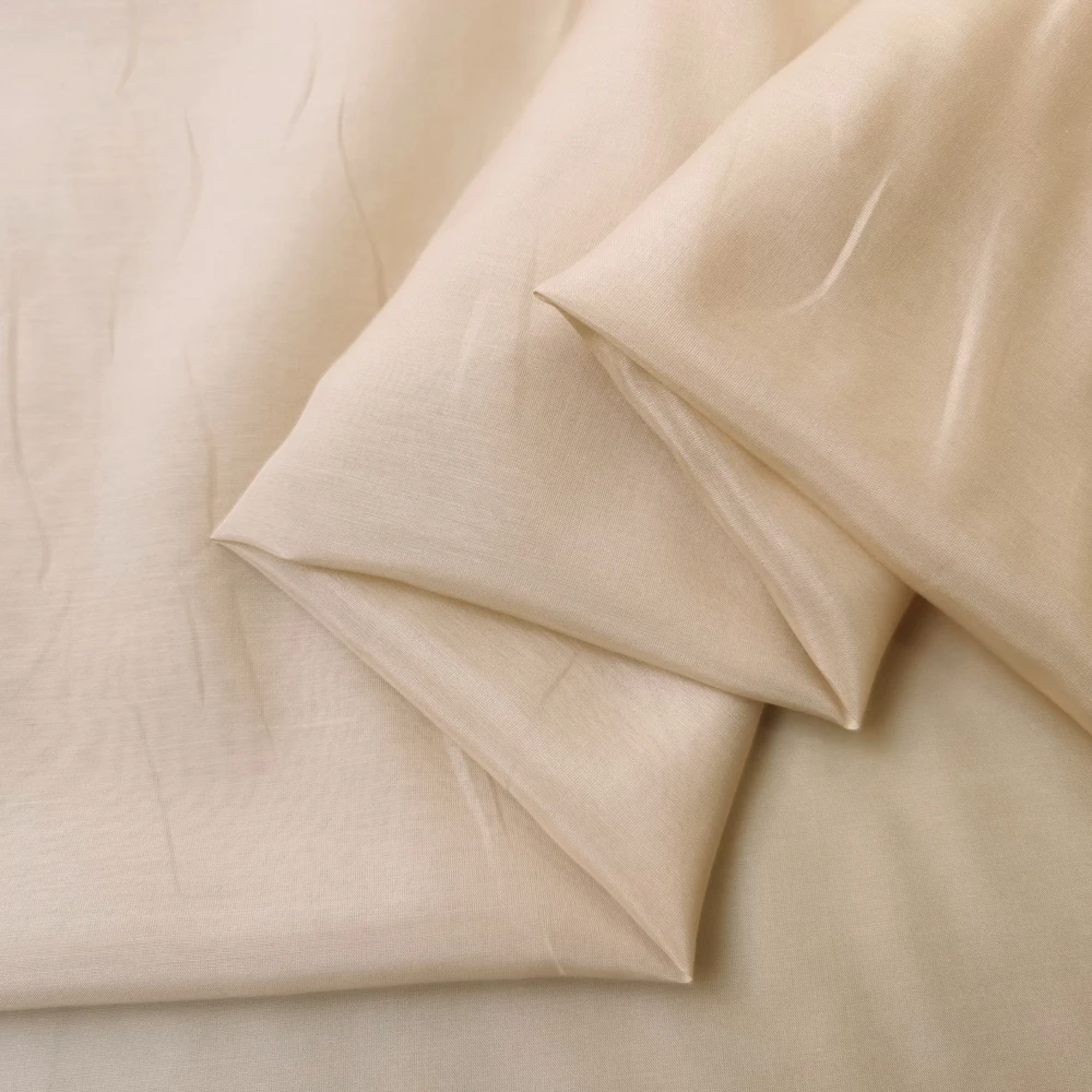 

Высококачественная ткань телесного цвета 100см*140см, 70% шелк, 30% хлопок, 9 момме, однотонная, для дизайнерских проектов одежды