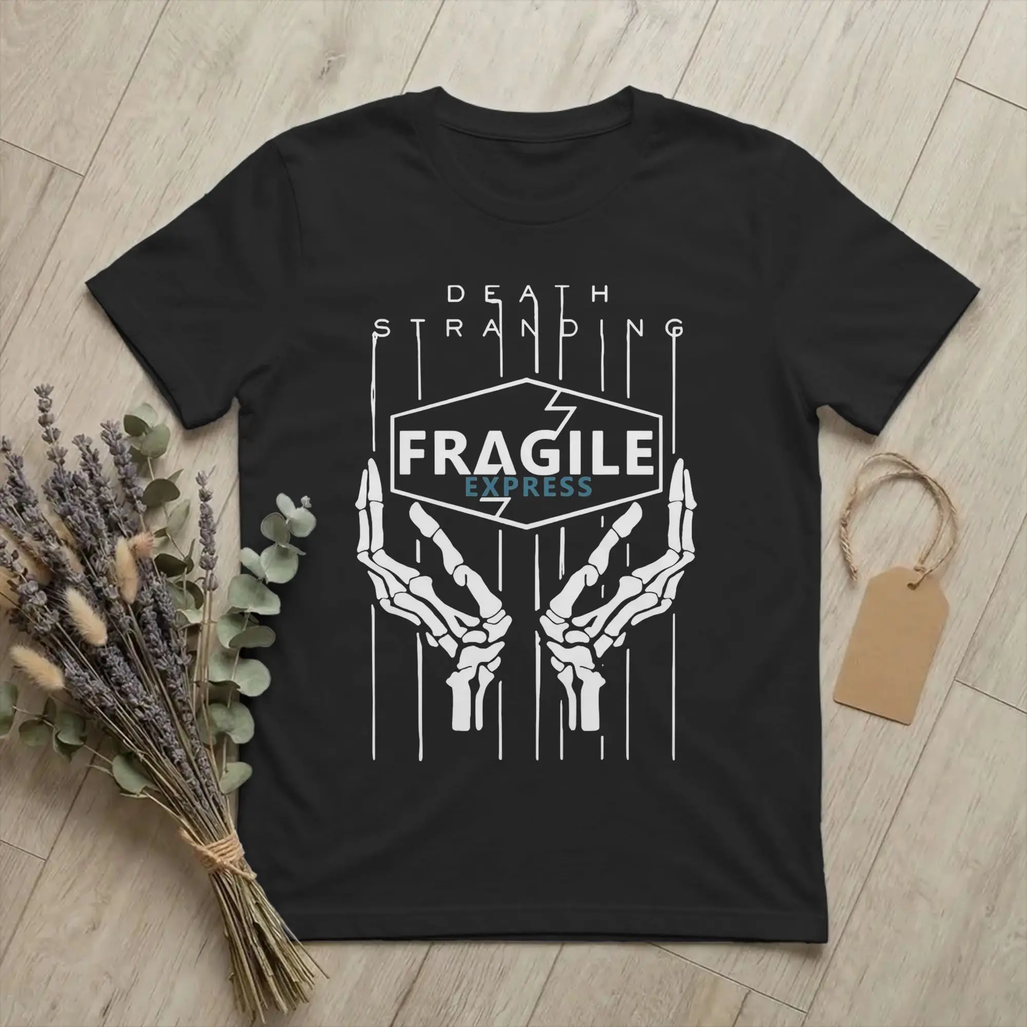 Express Death Art Death Stranding Games  T Shirt Cotton Funny T-Shirt O Neck  Tee Shirt Short Sleeve Tops Birthday Gift