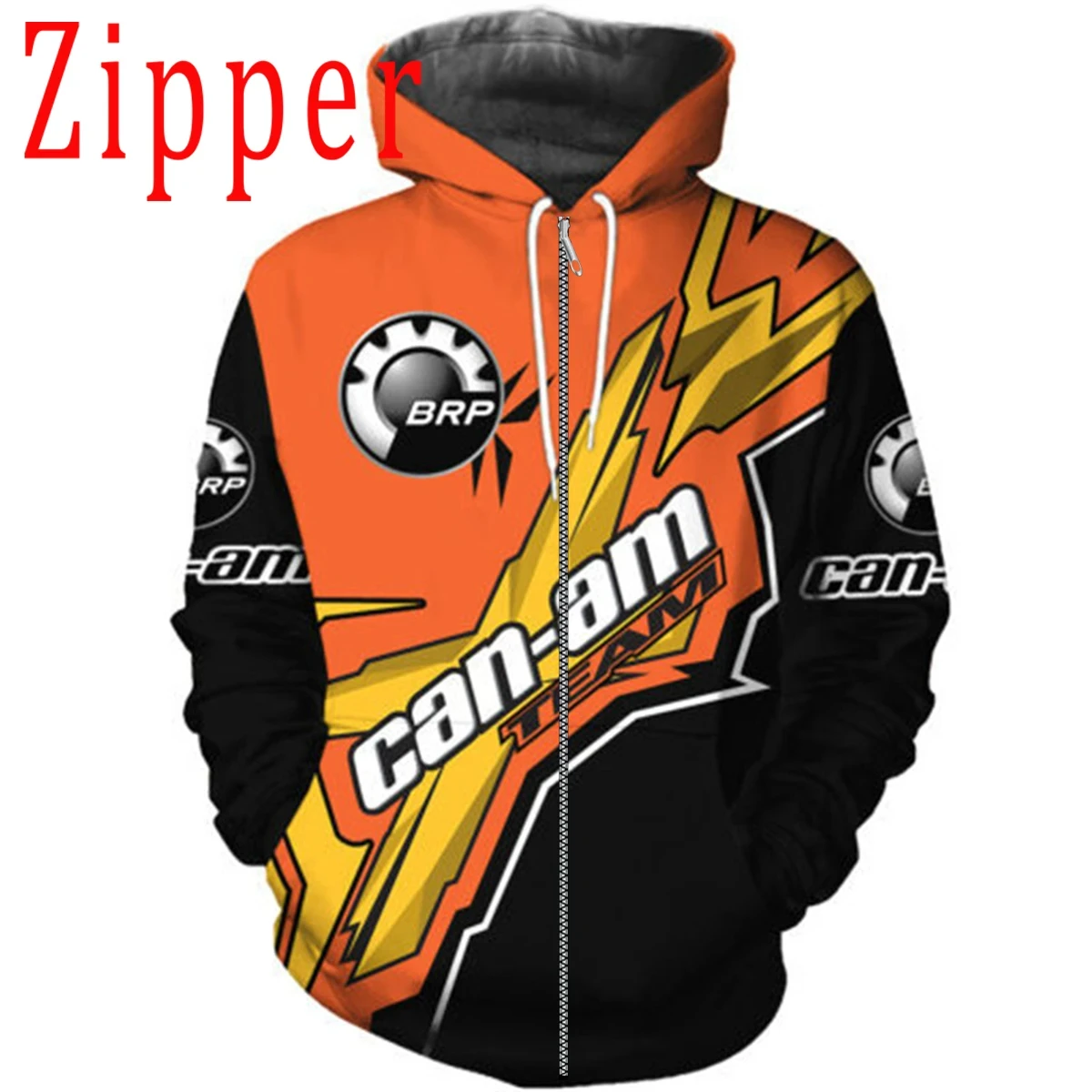 2024 Fashion Can am Racing SKI-DOO 3D Printed Hoodie Sweatshirt Outdoor Casual Pullover Hip Hop Street Men's Wear