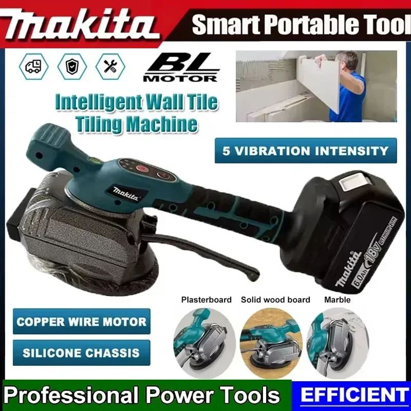 

Makita Tile Laying Machine Adjustment High Capacity for Wall & Floor Vibration Home Decoration Tool