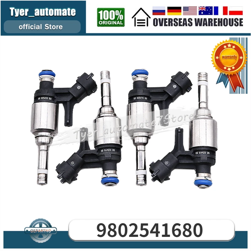 

Fuel Injectors 9802541680 For Peugeot 3008 408 508