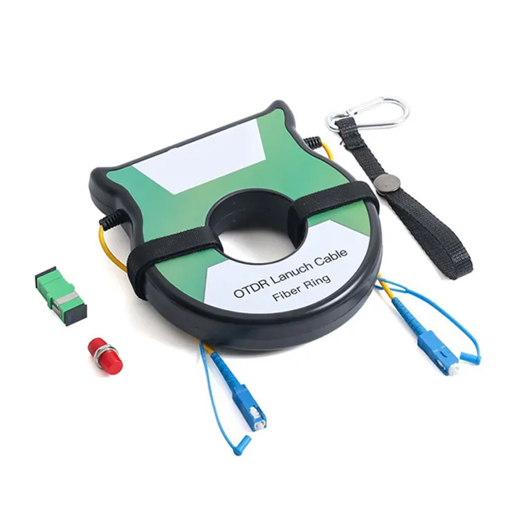 FTTH 1km Fiber Optic OTDR Test Box Launch Cable Reel