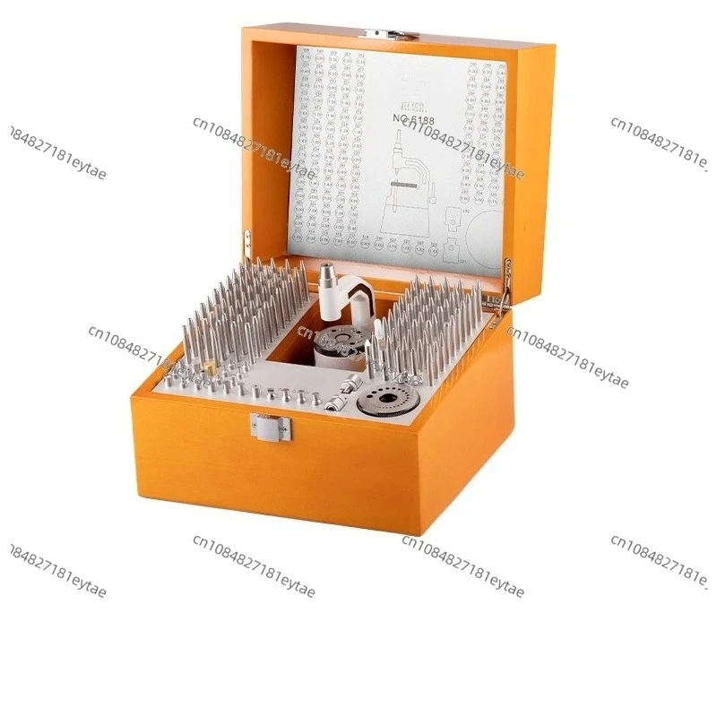 

Watch repair tools 130 precision punches, stamping tables, watch movement balance wheels
