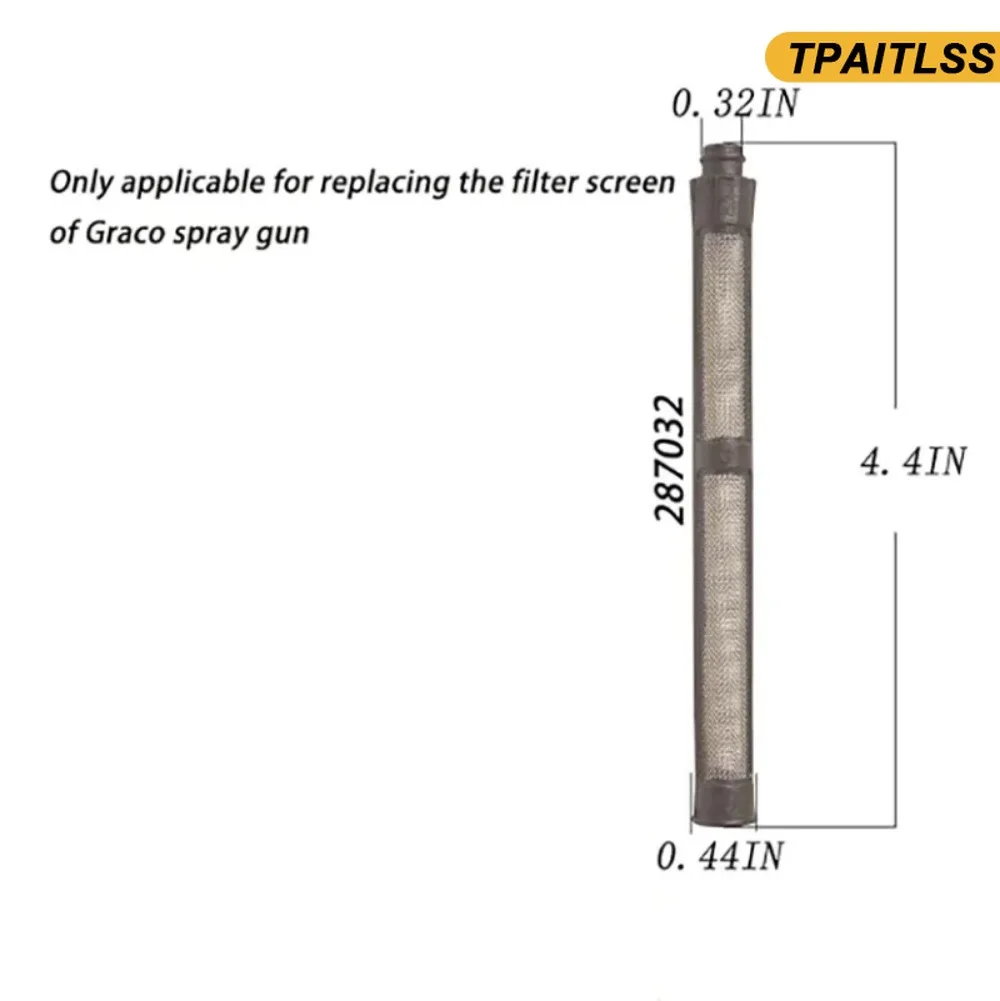 Airless Spray Filter Screen Set 3 Kinds Suction Pipe Filter Screen Spray Pump Inner Core Filter Screen Spray Gun