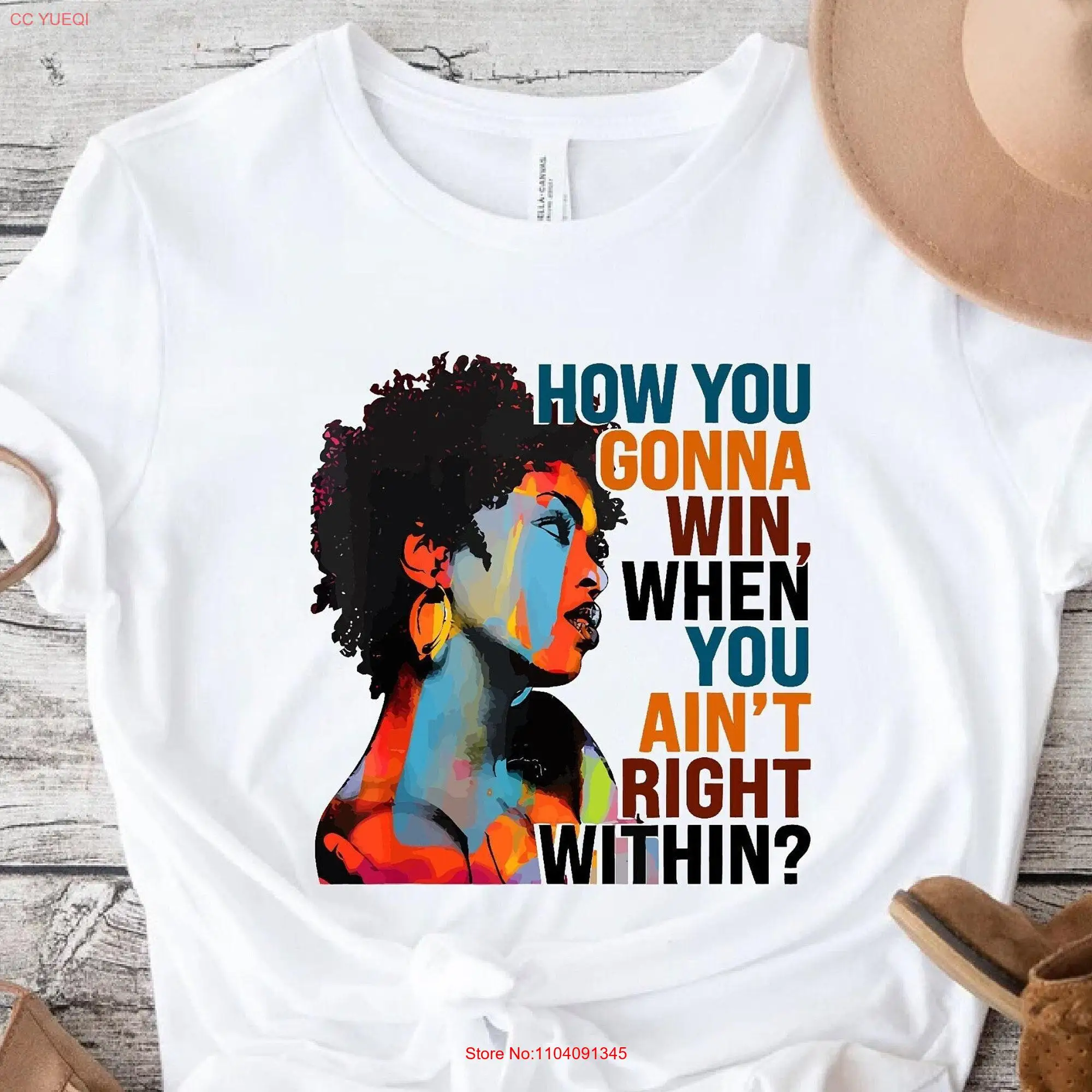 How You Gonna Win When ain't Right Within T Shirt Lauryn Hill Music Love Fan Rap lyrics  long or short sleeves