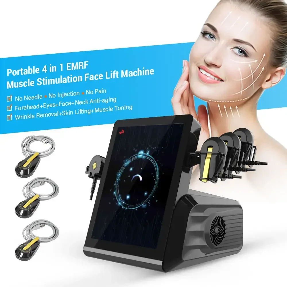 

Professional Facial Electrostimulation Emrf Face Ems RF Face Lifting Machine PEFACE Sculpt Face Pads Massager Device