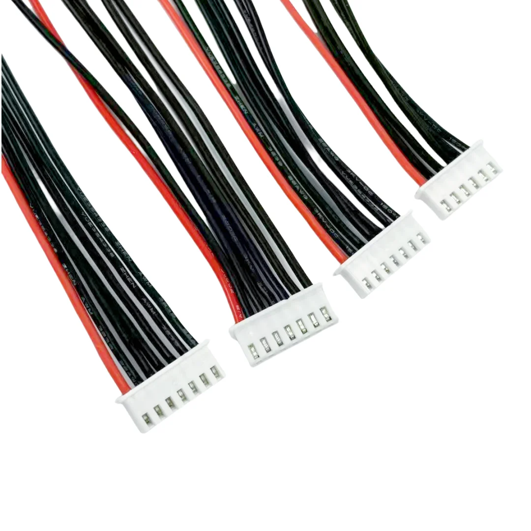 10 pçs/lote 1S 2S 3S 4S 5S 6S 7S 8S Lipo Bateria Balance Charger Cable IMAX B6 Conector Plug Wire 30 20 15 10cm fio de cabeça única