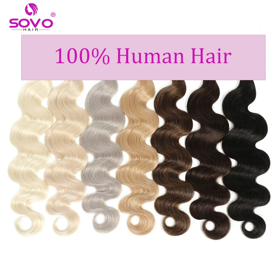 KerBrian-Extensions de cheveux en U pour salon, Body Wave 100% vrais cheveux humains Remy, pré-collés, 100 mèches, 12 "-26"
