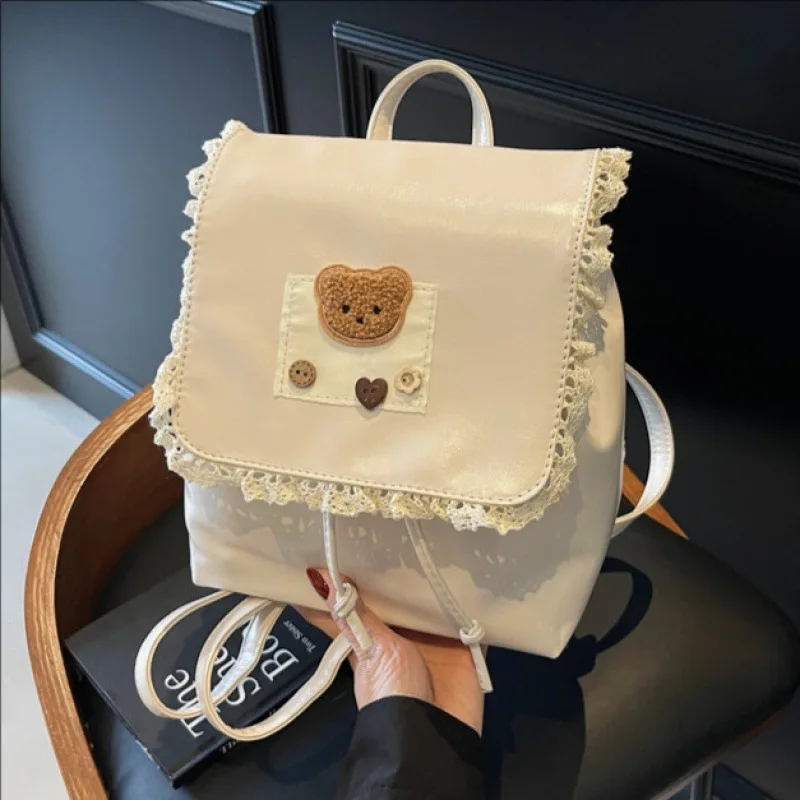 

Fresh and Cute Cartoon Handbag Women's 2025 New Fashion Trend Travel Backpack