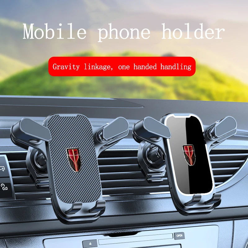 

For Hongqi H3 H9 HS5 HS7 H7 HS9 H5 HS3 EHS9 E-HS3 Gravity Car Phone Holder Air Vent Mount For iPhone 12 Pro Max Xiaomi Samsung