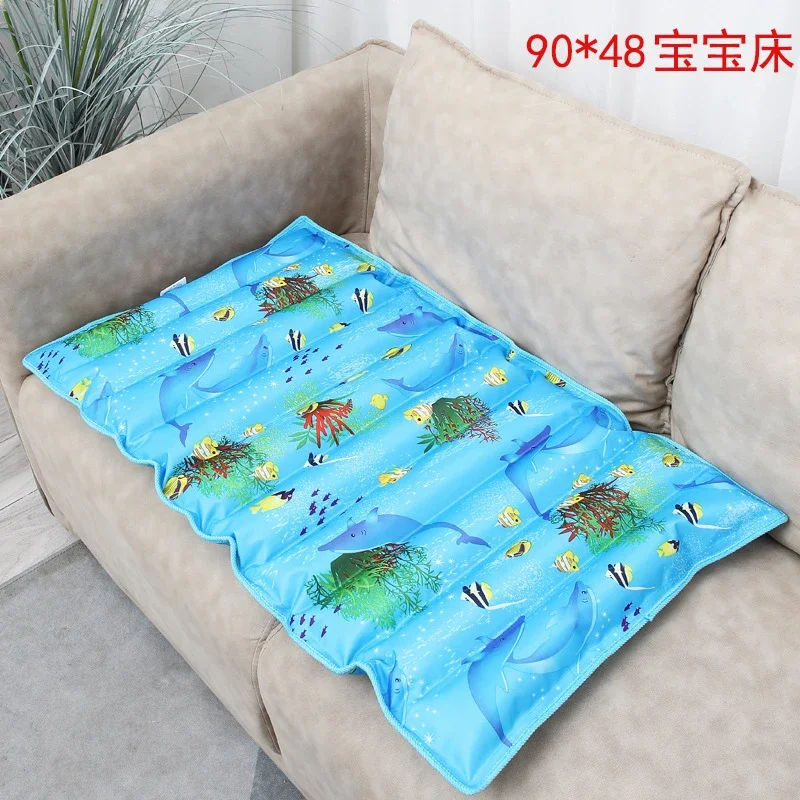 Portable Summer Cooling Water Filled Ice Pad Sofa Cushion Kids Nap Cold Mat Cool Sleeping Bed for Home Office Hot Weather Use view 2