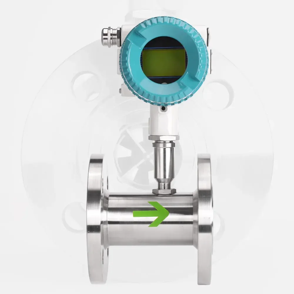 

high precision ss316L/ss304 turbine flow indicator transmitter 4-20ma