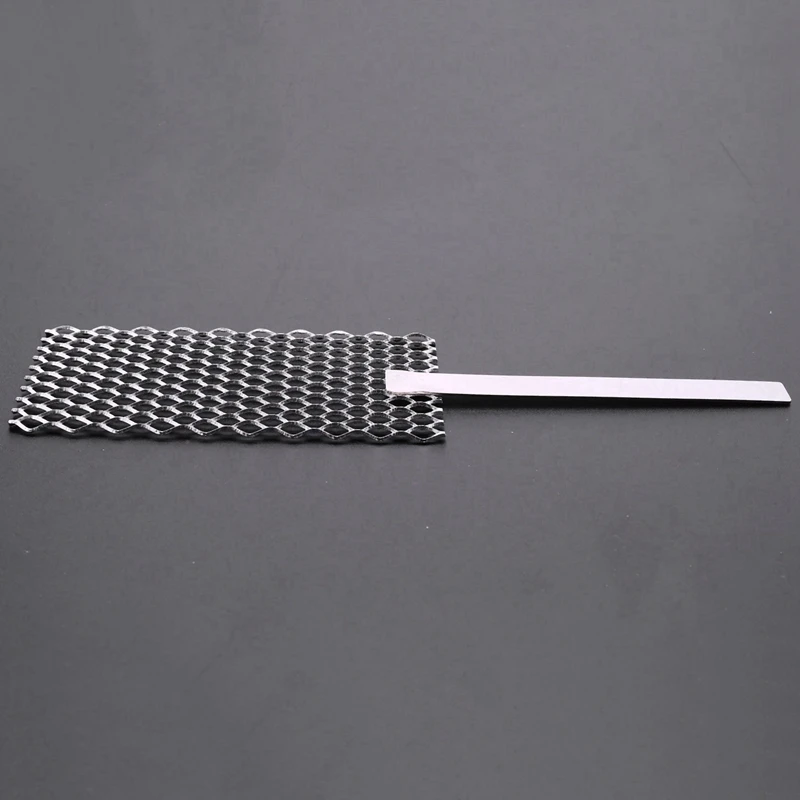 3 Pcs 20 X 5Cm Mesh Platinized Titanium Anode Rhodium Jewelry Plating Plater Tool Mesh With Handle Jewellery Tool