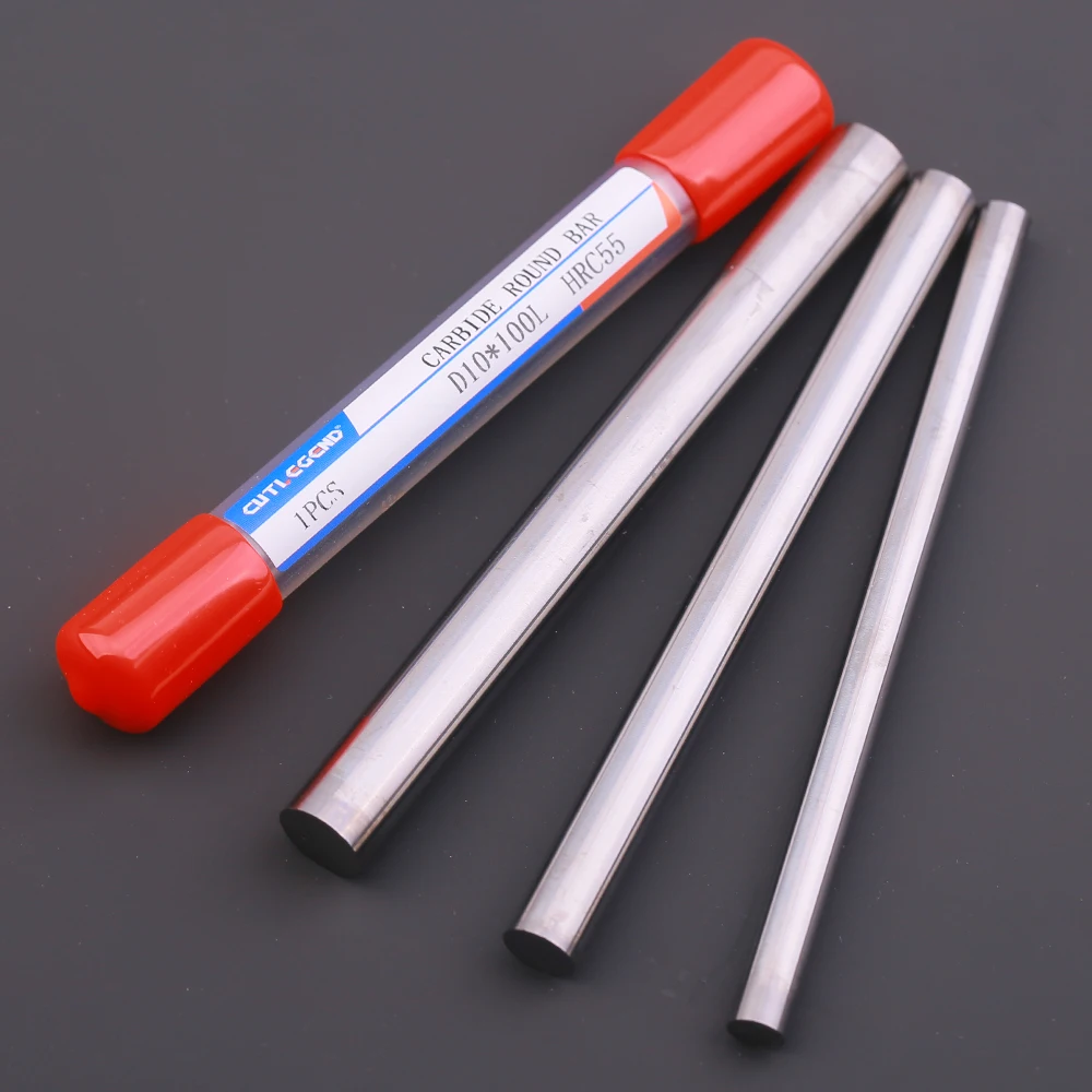 

Tungsten Carbide Rod 3-20mm Diameter 200mm Length Straight Shank long Carbide Round Bar Lathe Tool HRA91.2 High Hardness