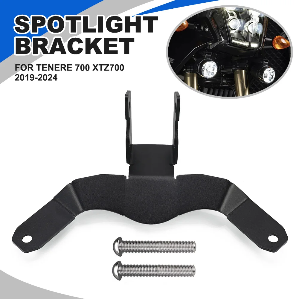 

For YAMAHA Tenere 700 Auxiliary Lights Bracket Fog Light Bracket Motorcycle Lower Driving Light Mount XTZ700 Tenere700 2019-2024