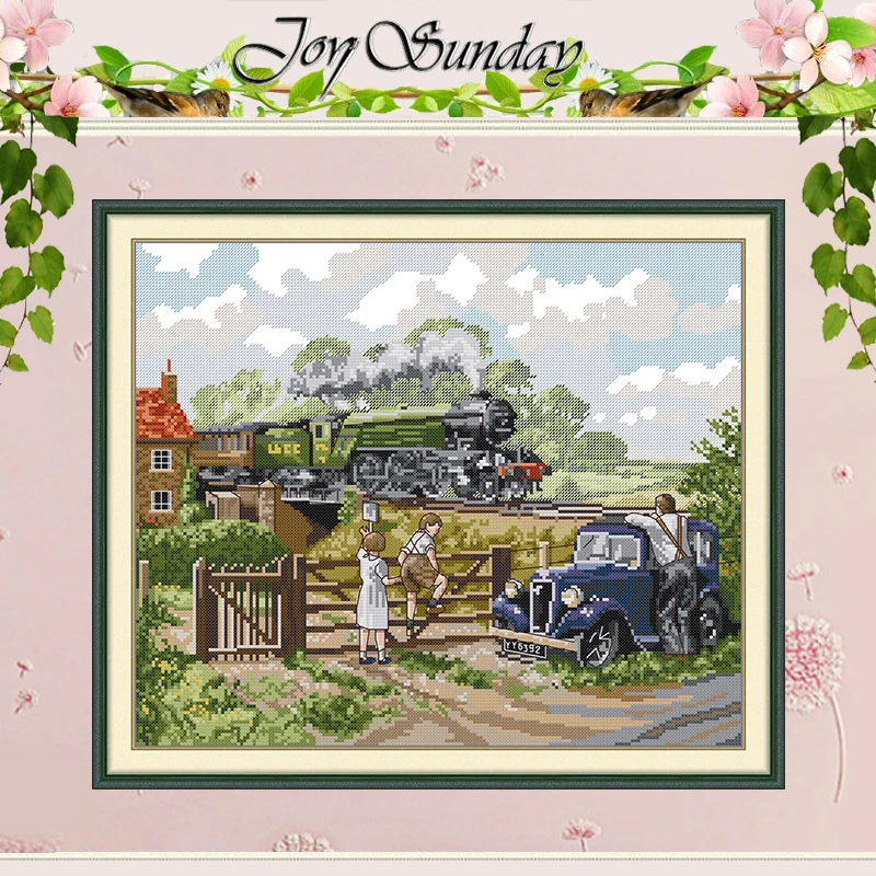 

Набор для вышивания крестиком по схеме «Воспоминания о детстве» (11CT, 14CT, 16CT) с нанесенным рисунком, набор для вышивания DMC, рукоделие