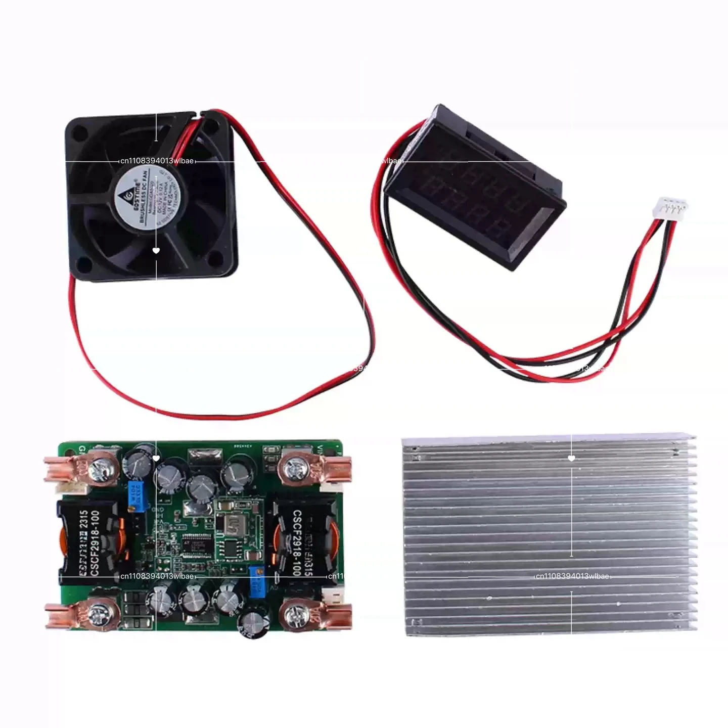 2000W Step-down Charging Board RV Charger DC-DC Step-down Power Module 12-56V To 2-54V 50A