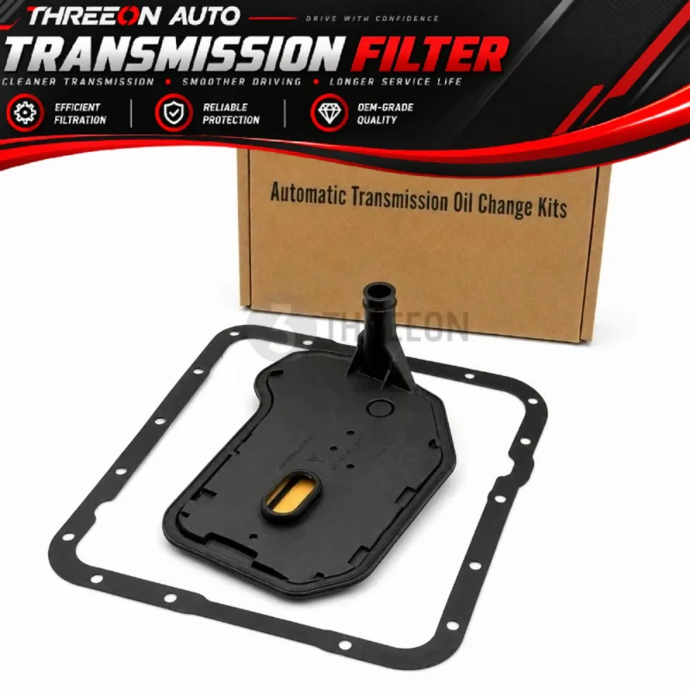 For 1997-2009 GMC Sierra Yukon Savana THREEON 4L60E 4L65E Deep Pan Transmission Filter HT1015 24208813