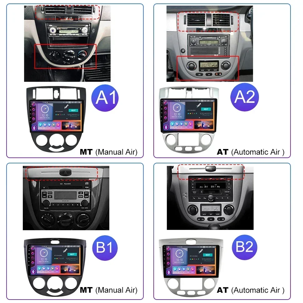 SEPTON Car Stereo Radio  for Chevrolet Lacetti J200 for Buick Excelle Hrv for Daewoo Gentra 2 2004-2013 GPS Player 4G Net DSP BT