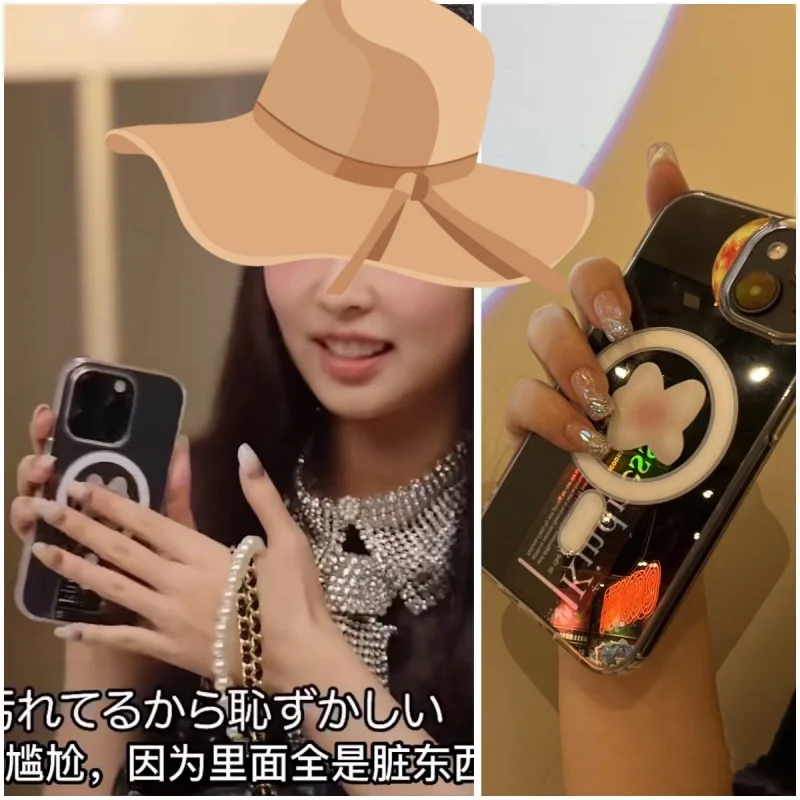 

Kpop Girl jennie Phone Case For iPhone 11 12 13 14 15 16 Pro Max Magsafe Magnetic Wireless Charging Sumsung S22 23 24 25 Cover