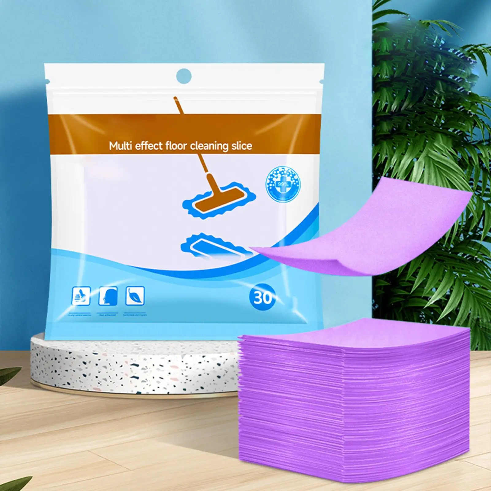 30Pcs Multi-effect Floor Cleaning Tablets CleaningProducts Household Deodorization Remove Dirt Floor Cleaning Tool
