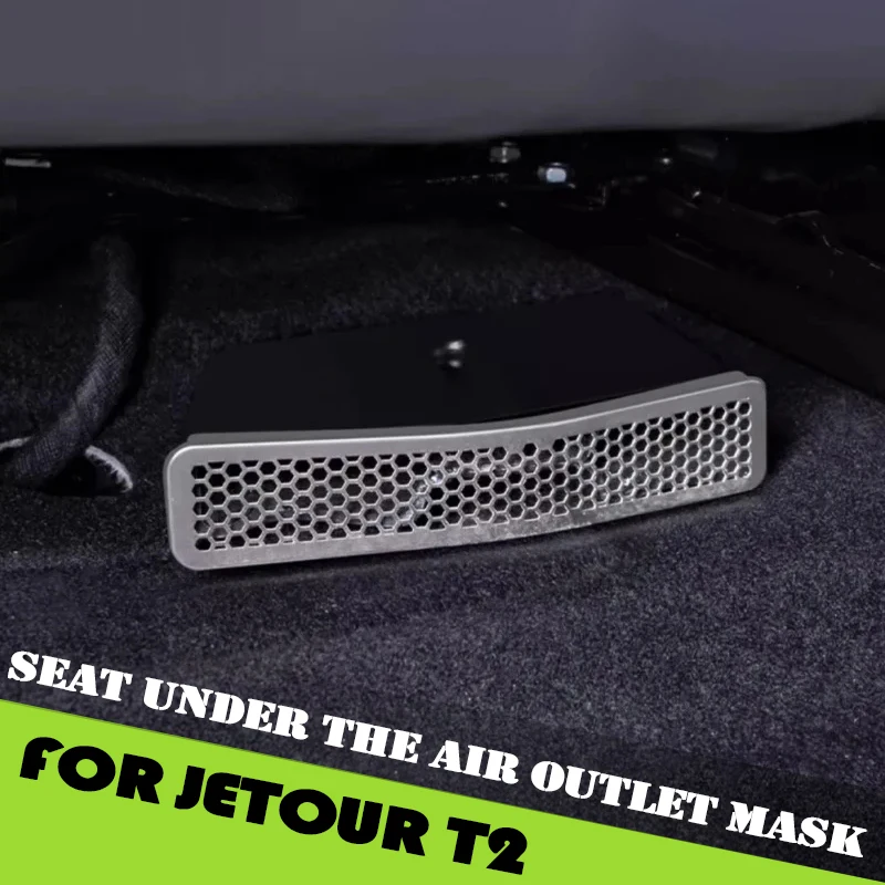 Car Seat Under The Air Outlet Mask Fit for Jetour Traveller T2 2023 2024 2025 Modified Seat Back Row Air Outlet Cover