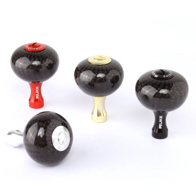 Umi DIY Fishing Reel Carbon Knob Include 2pcs Bearings And 6pcs Washers For Sh/Dai DIY Rocker Weight 13.5g/pc Dia 38mm Accessory