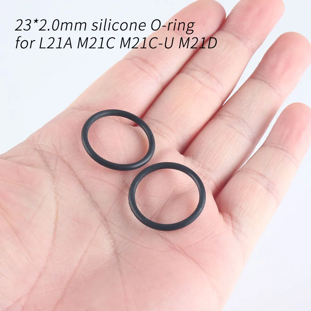 23*2.0mm black  silicone O-ring for L21A M21C M21C-U M21D S11