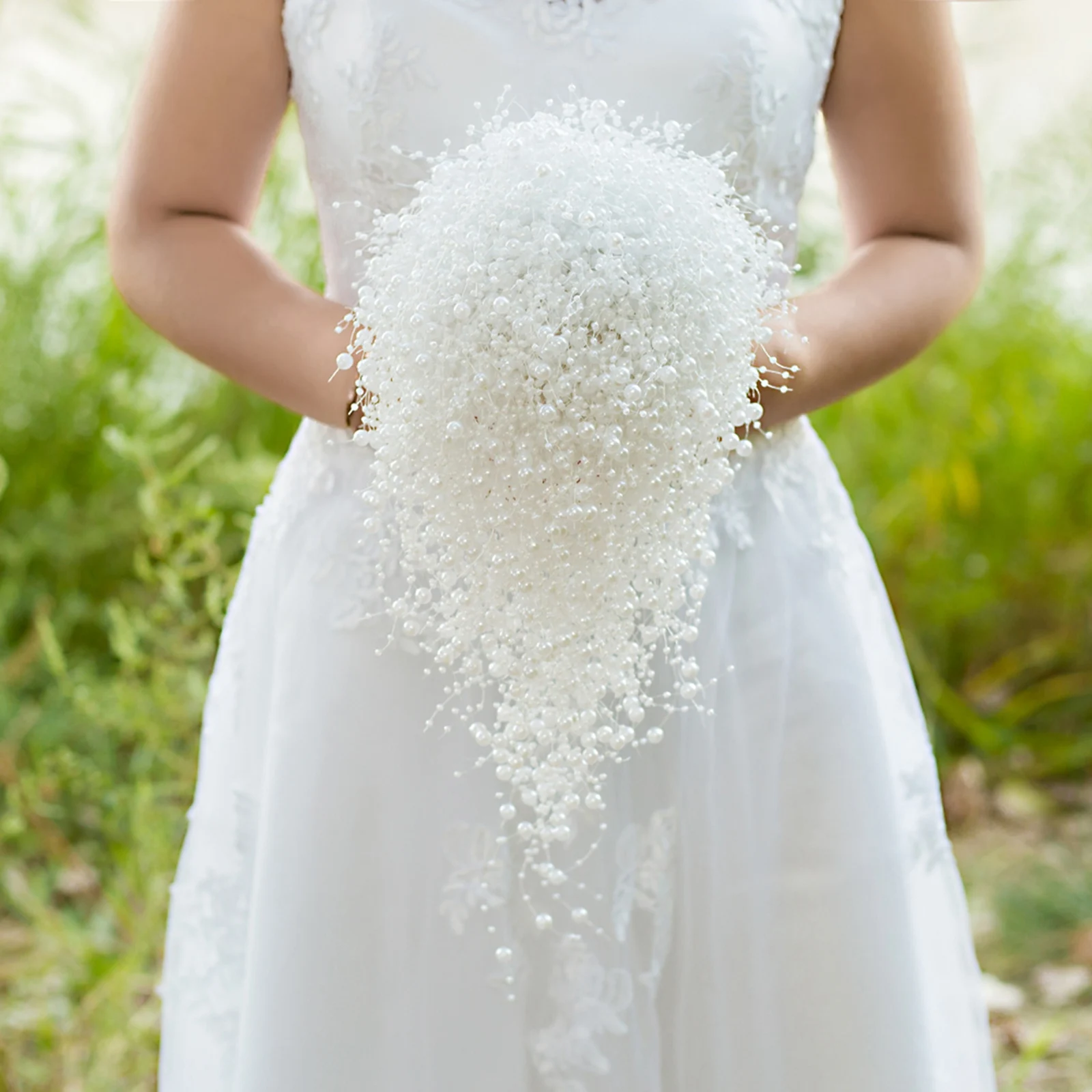 Strass di lusso Bouquet da sposa diamante Bouquet da sposa Bouquet di fiori spilla in argento Bouquet accessori da sposa Bouquet di gioielli