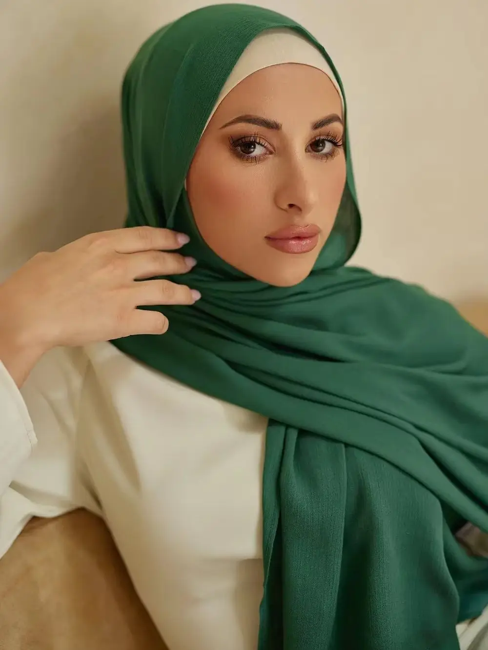 Nieuwe Crinkled Rayon Hijab Hijabs for Women Scarf Plain Shawls Femme Musulman Soft Viscose Headscarf Islamic Turban Headband