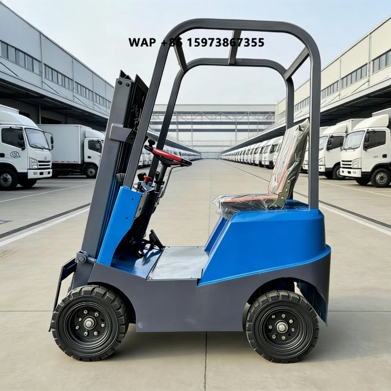 WGZN Mini Electric Forklift 0.5 0.8Ton for Indoor Logistics & Storage Fully Hydraulic Lithium Battery Electric Forklift
