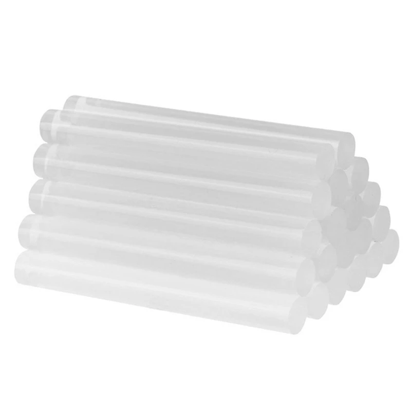 80PCS Colla a caldo Stick 7X100mm Colla stick Trasparente Colla a caldo Stick Colla a caldo ad alta viscosità Colla a caldo stick