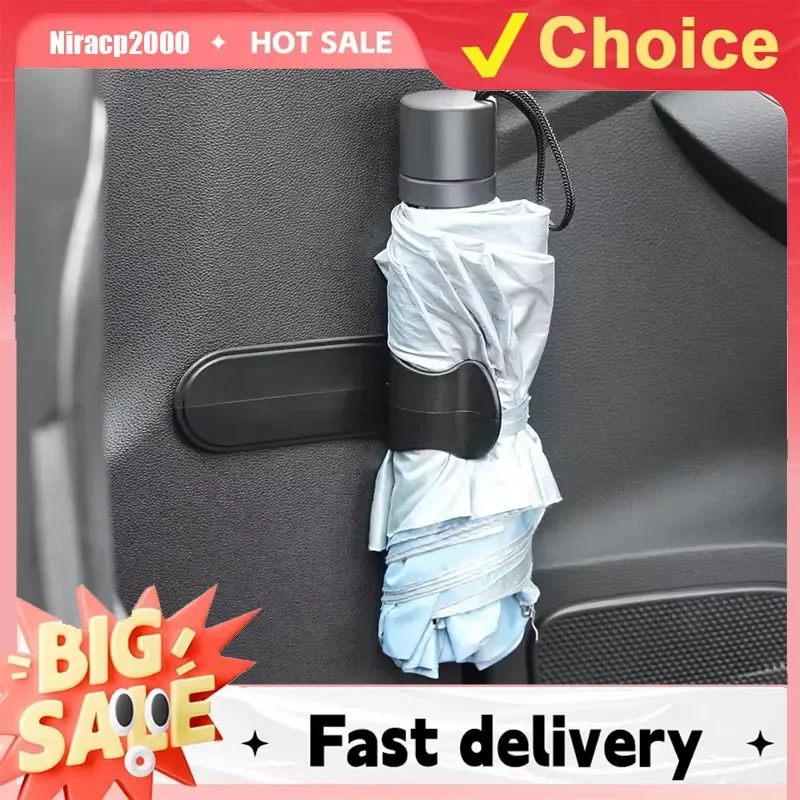 1/2 stücke Auto Fahrzeug Regenschirm Halter Auto Sitz Haken Multi Funktion Clip Lagerung Rack Organizer für Auto Innen Zubehör