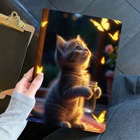 Butterfly Art Flower Cat Tablet Case For Xiaoxin Lenovo Pad Tab K10 K11 M10 P12 P11 Pro GT Gen2 Plus Legion Y700 Y900 12.1