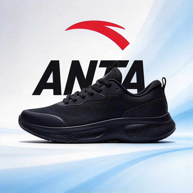 ANTA Men's New Style Lightweight Thick-Tread Cushioning Breathable Running Fitness Training Shoes 112547713-1