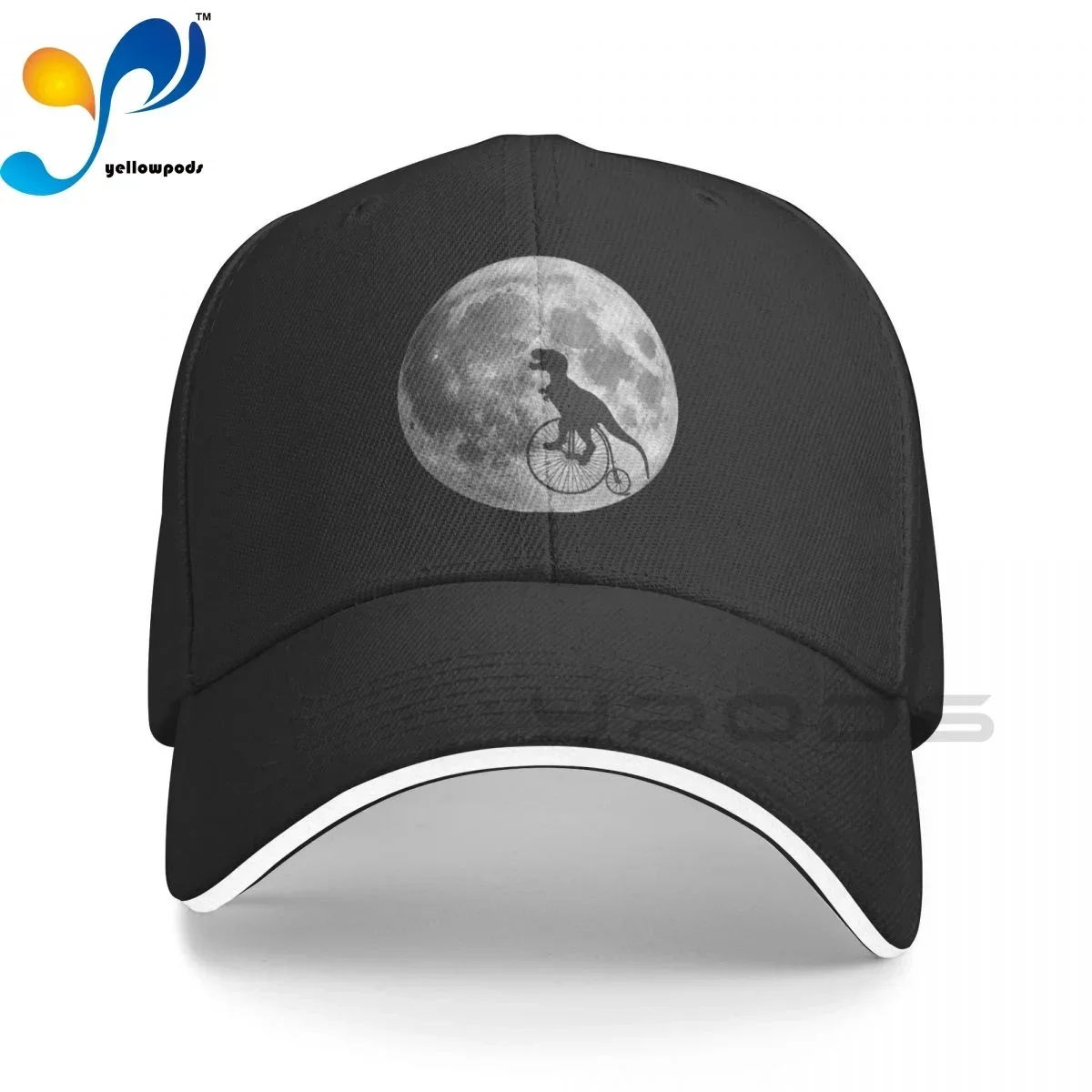 

Dinosaur Bike Moon Cartoon Trucker Cap Snapback Hat for Men Baseball Mens Hats Caps for Logo