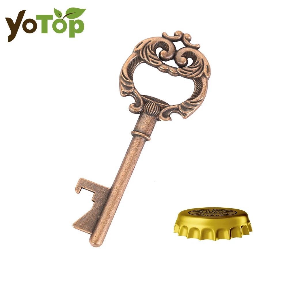 Key Shape Bottle Opener Wedding Favors Beer Bottle Opener Portable Keychain Open Tool Gift for Guest Party Favors Souvenirs