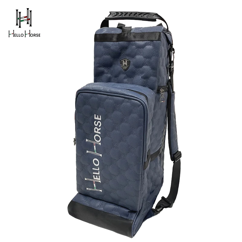 Hello Horse Wear-Resistant and Waterproof Equestrian Backpack, Stylish Appearance, Horse Riding Outdoor Equipment Storage Bag, Horse Riding Training and Competition Equipment Storage Bag