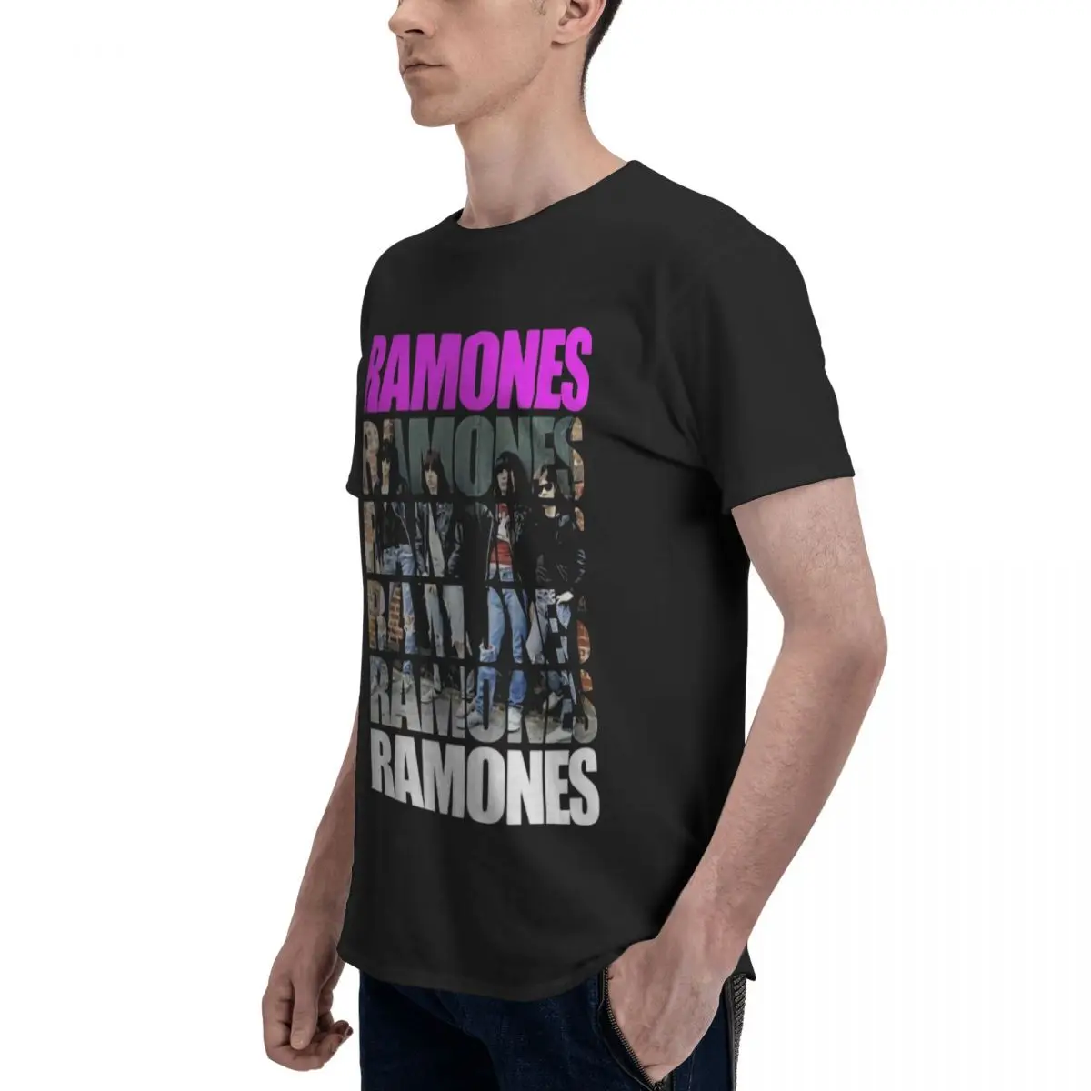 Ramone Seal Graphic T-Shirt Punk Rock Unisex Men T Shirt New Fashion Print Slim Fit T Shirt O Neck Top Quality COTTON Tops Tees