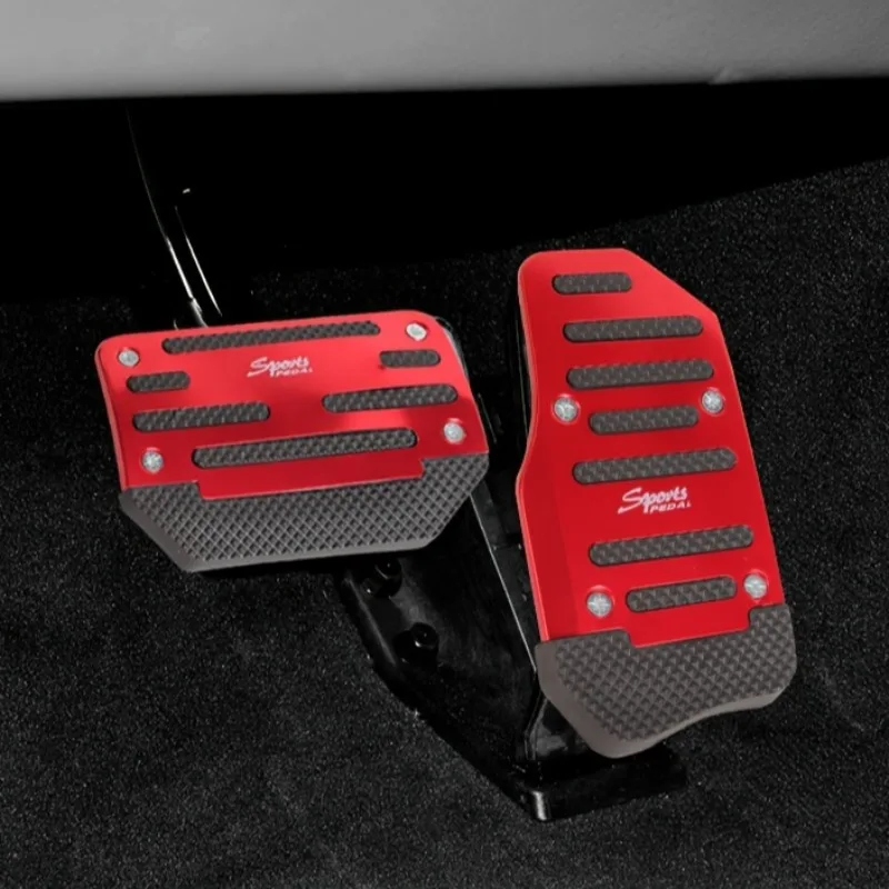 Universal Car Accelerator & Brake Pedal - Anti-Skid Technology for Automatic Stop!