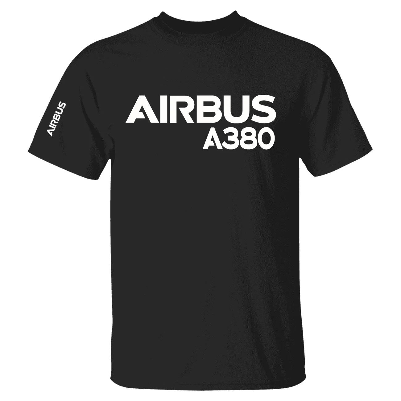 Multi Color Cotton Graphic T Shirts Aviation Airbus A380 Flight Men Women Pilots Short Sleeve T-shirts