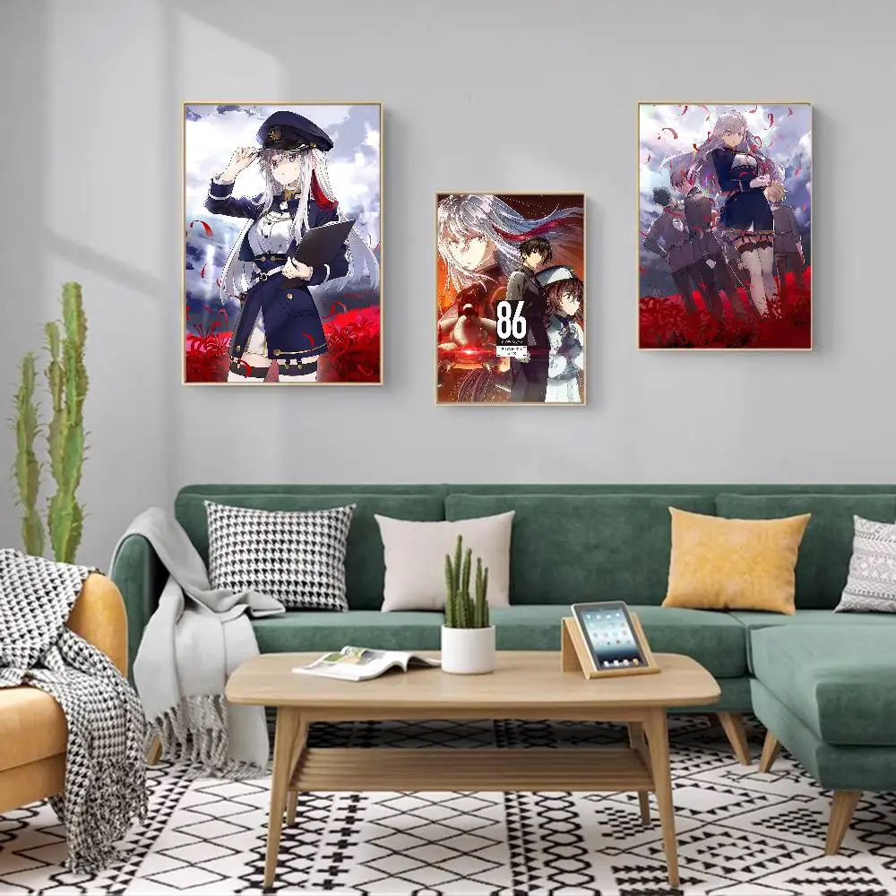 أنيمي 86 ستة وثمانون الملصقات خمر لزجة الرجعية كرافت ورقة ملصق DIY غرفة بار مقهى Kawaii غرفة ديكور