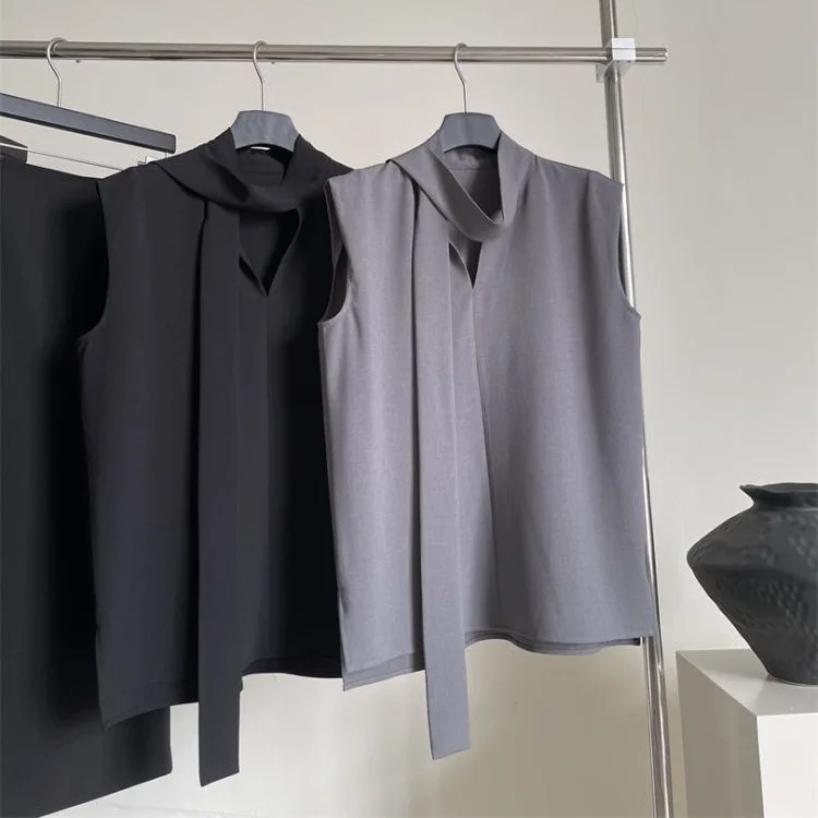 nuova-camicia-senza-maniche-minimalista-stile-retro-lusso-25-leggera-con-cintura-sensazione-intelligente-e-tono-unico