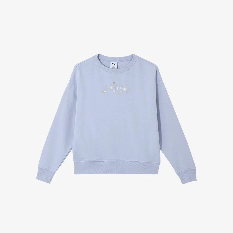 

Puma Authentic Winter New Women's Ribbed Round Neck Casual Hoodie 631424-47