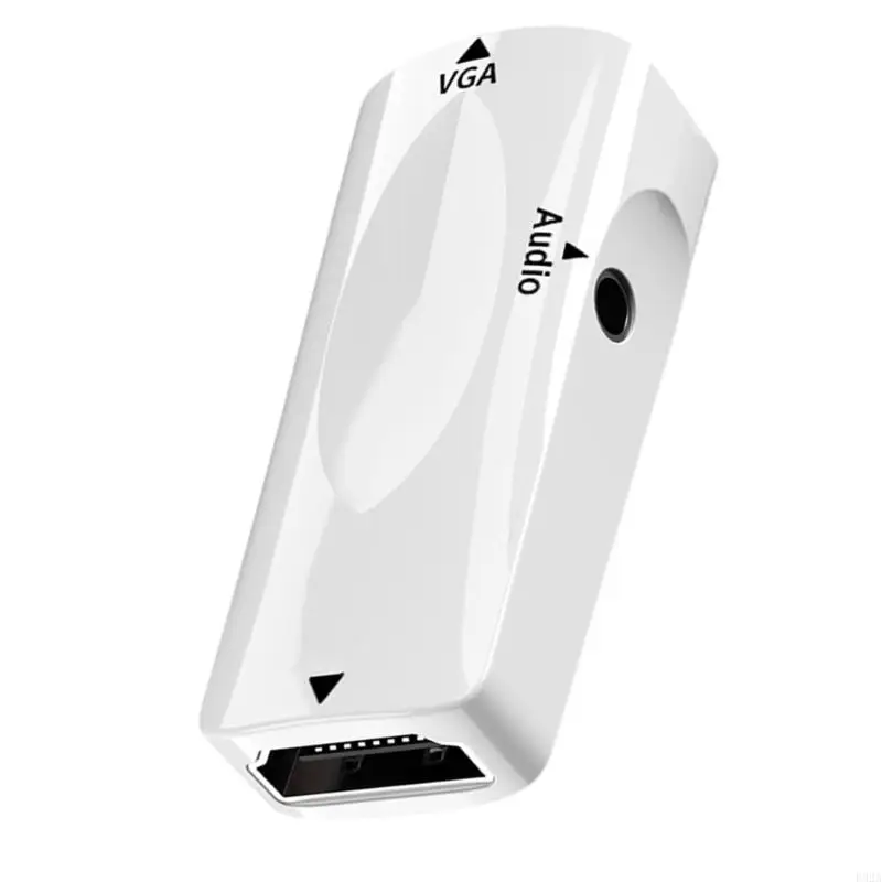 F92A HDMIS a VGA Adaptador 1080p Conectores HDMIS HDMIS VGA para monitores para monitores