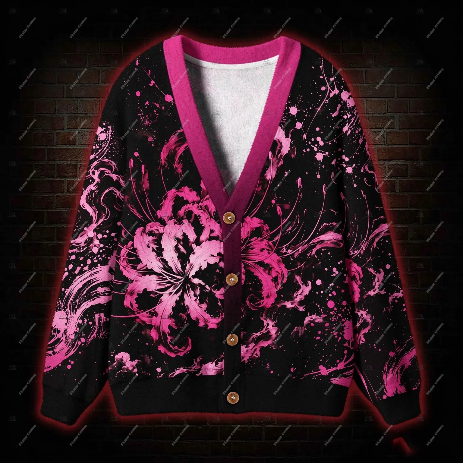 Christmas Halloween Witch Dark Style Outfit Vintage Cardigan Sweatshirt 3DPrint Harajuku Streetwear Casual Funny Long Sleeves 11